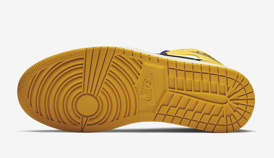 【送料無料】Air Jordan 1 Mid SE Lakers【代金引換】
