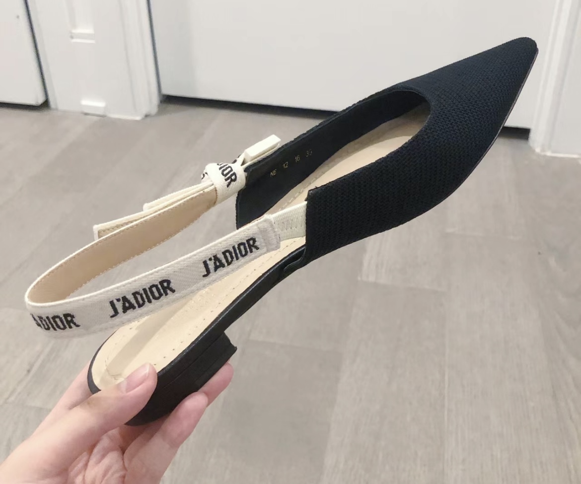 【人気♪】DIOR J'ADIOR スリングバック バレエフラットシューズ