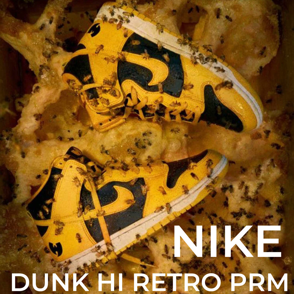 ◆国内発送◆ Wu-Tang Clan × Nike Dunk High Retro PRM BLACK