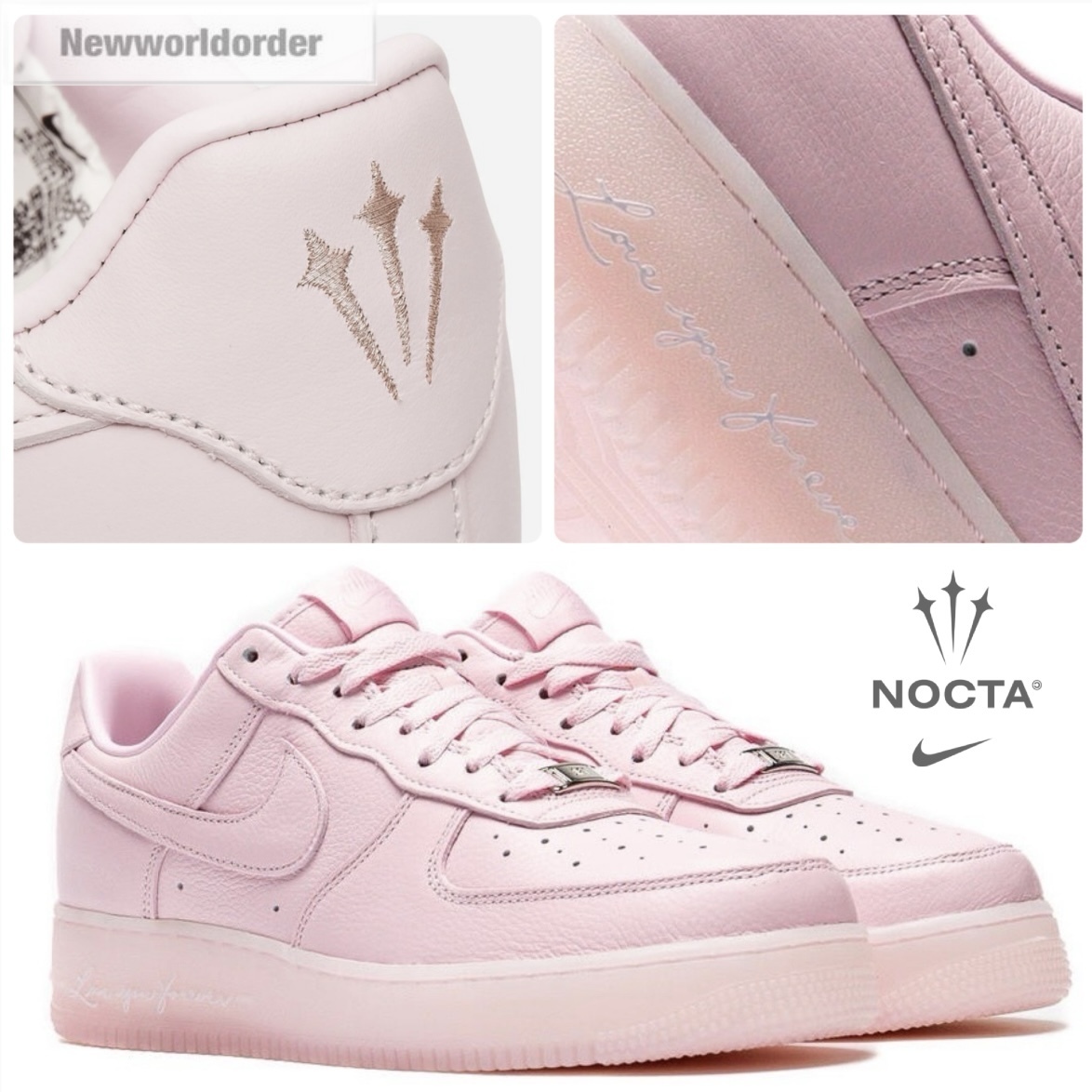 【海外限定カラー】Nike×Drake Wネーム NOCTA エアフォース1