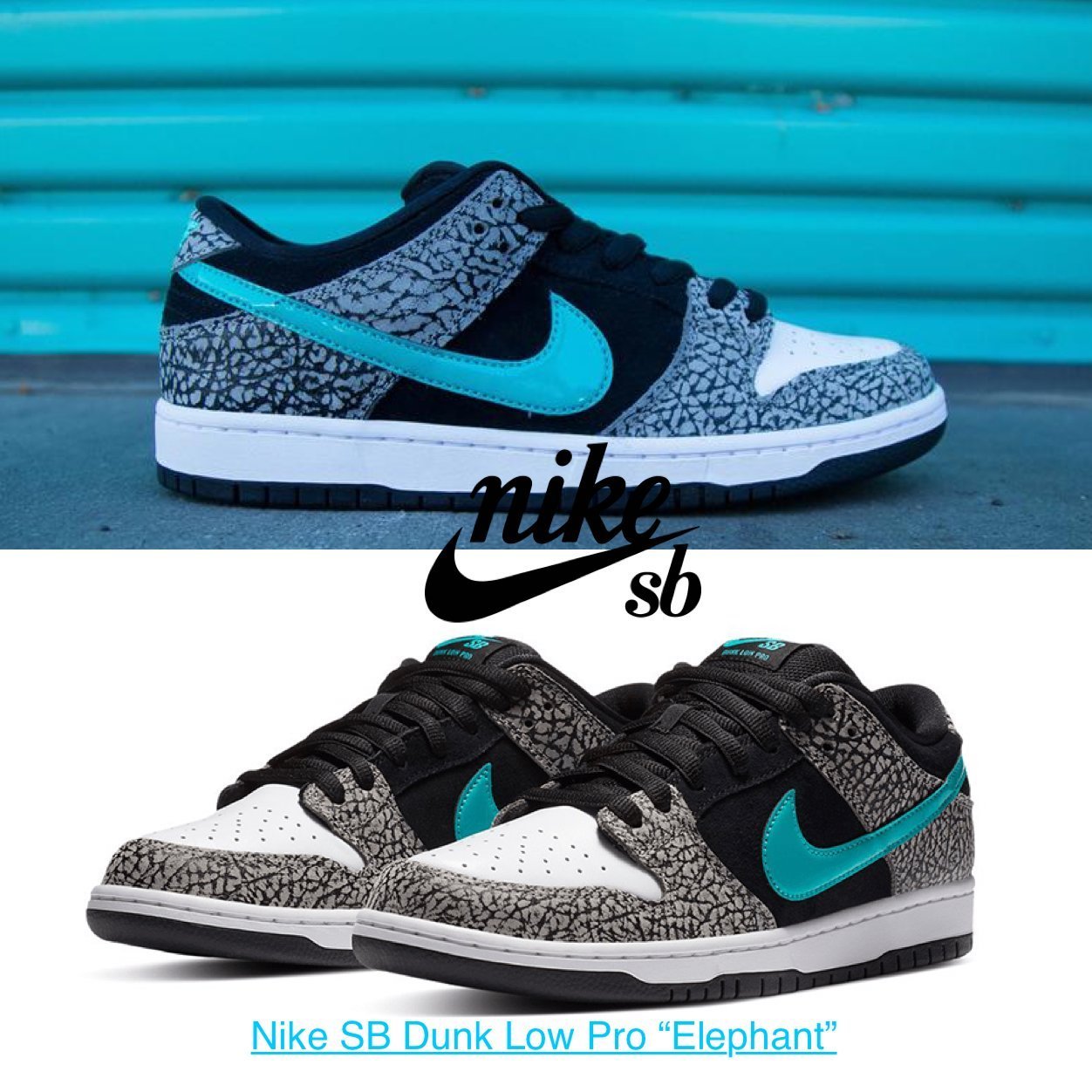 Nike SB Dunk Low Pro "Elephant Print"