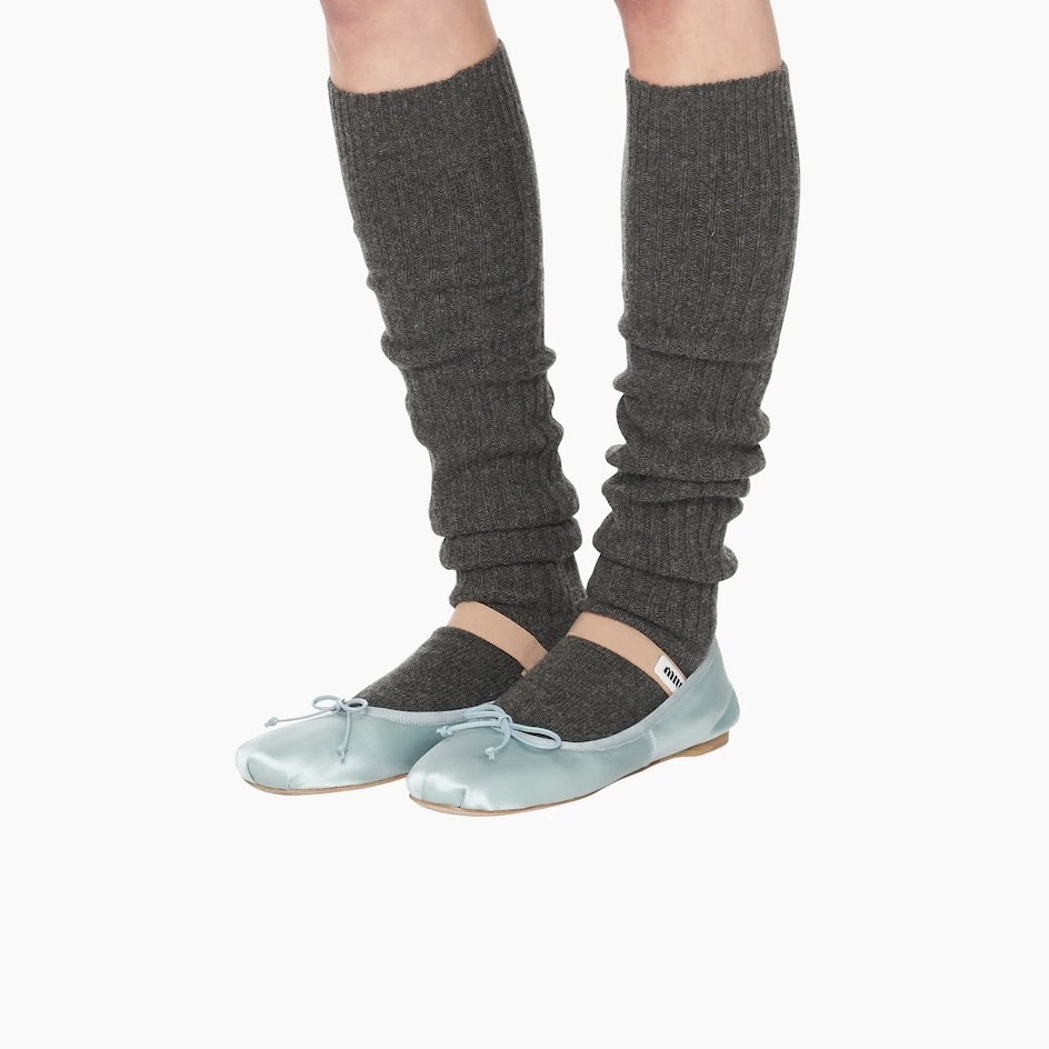 MiuMiu＊Satin ballerinas サテンバレエフラット＊送料込