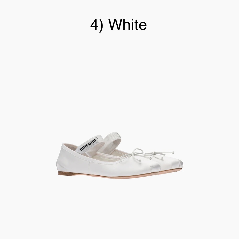 MiuMiu＊Satin ballerinas サテンバレエフラット＊送料込