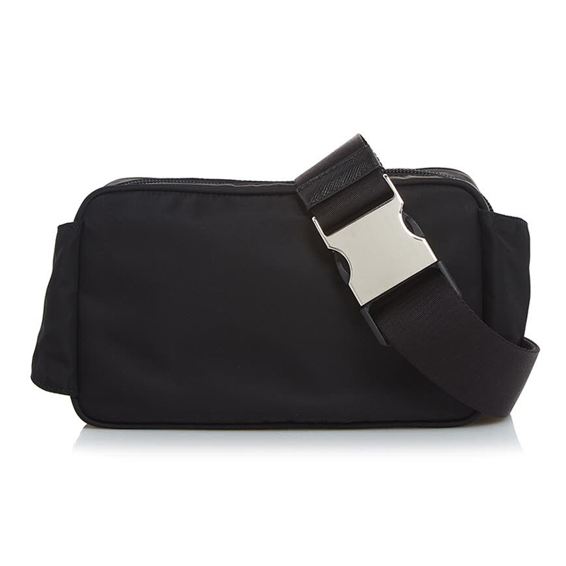 ★送料関税込★PRADA Re-Nylon サフィアーノレザー ボディバッグ