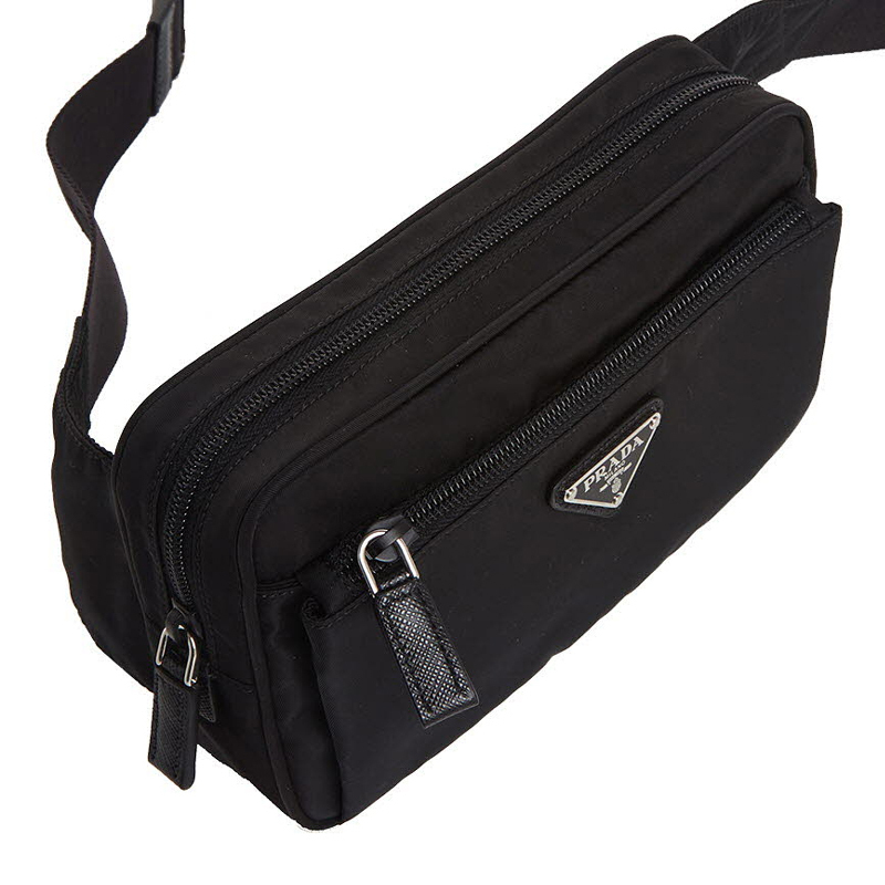 ★送料関税込★PRADA Re-Nylon サフィアーノレザー ボディバッグ