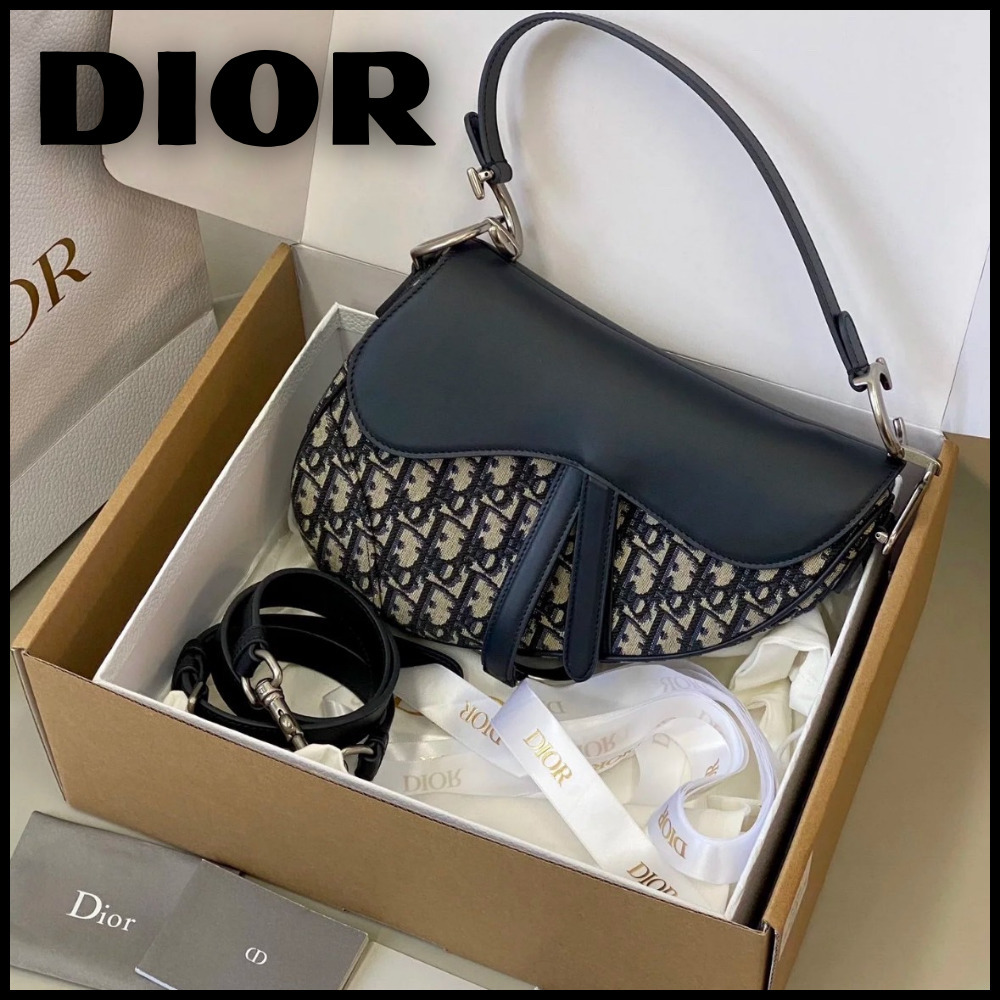 【洗練されたアイコニックデザイン】DIOR サドル ショルダー