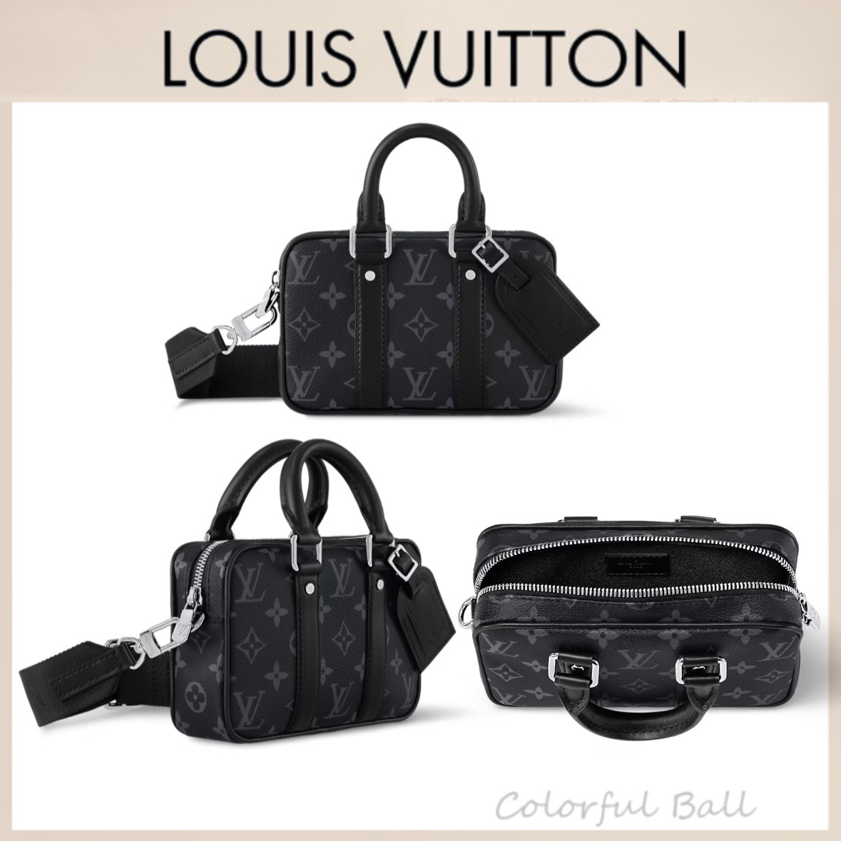 【メンズに大人気】Louis Vuitton　ナノ・PDV　ビジネスバッグ