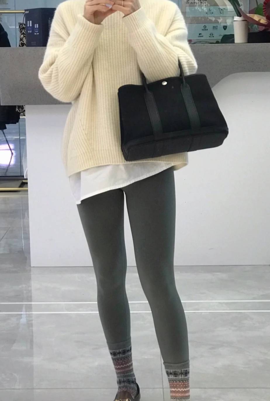 【キャンバス /Noir】HERMES ガーデンパーティー 30 TPM