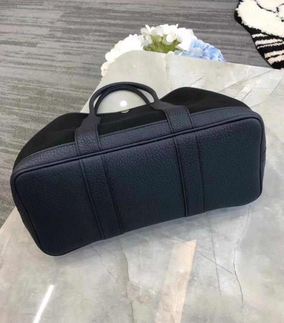 【キャンバス /Noir】HERMES ガーデンパーティー 30 TPM