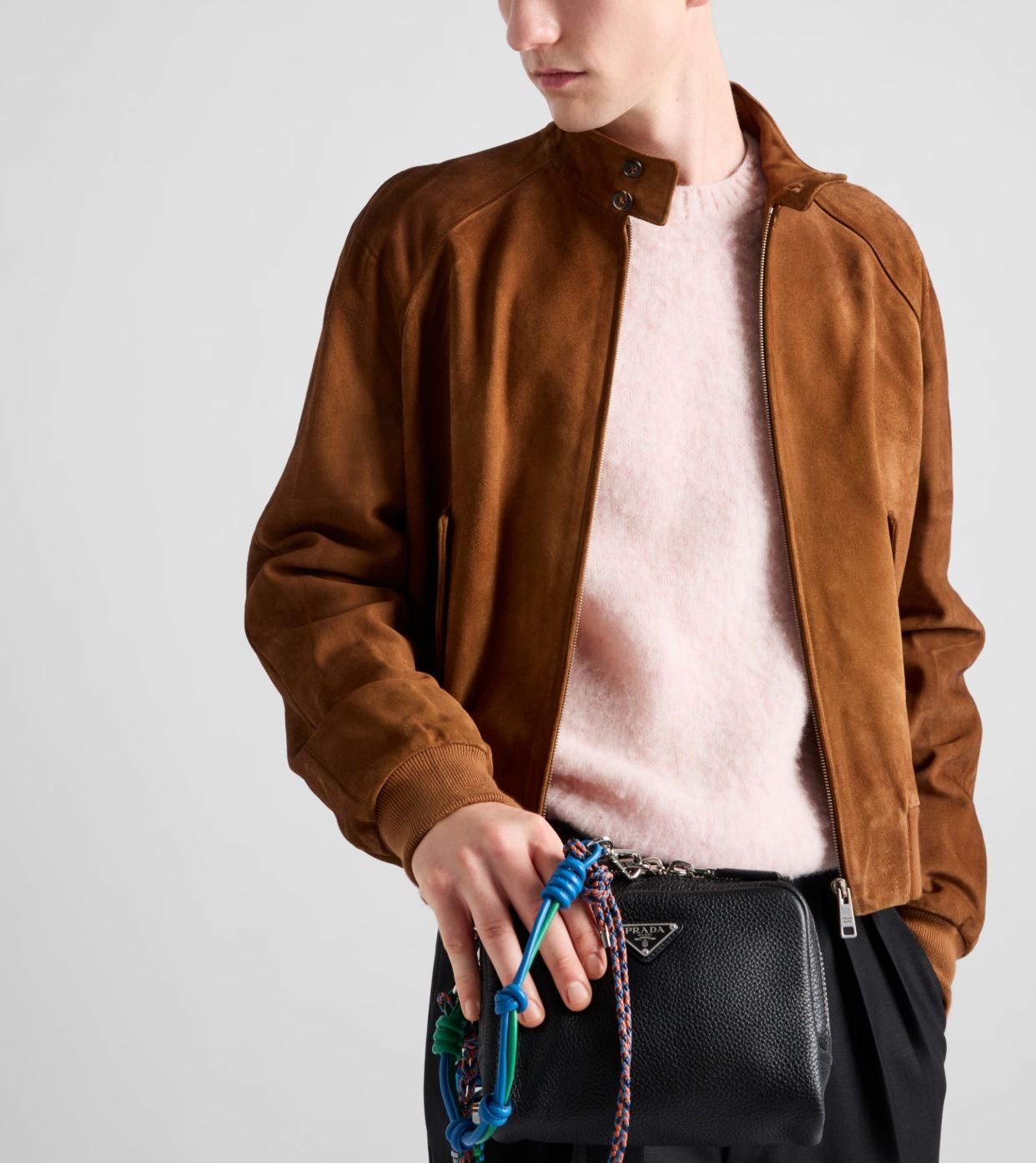 【PRADA】ヴィッテロダイノレザー ショルダーバッグ ブラック