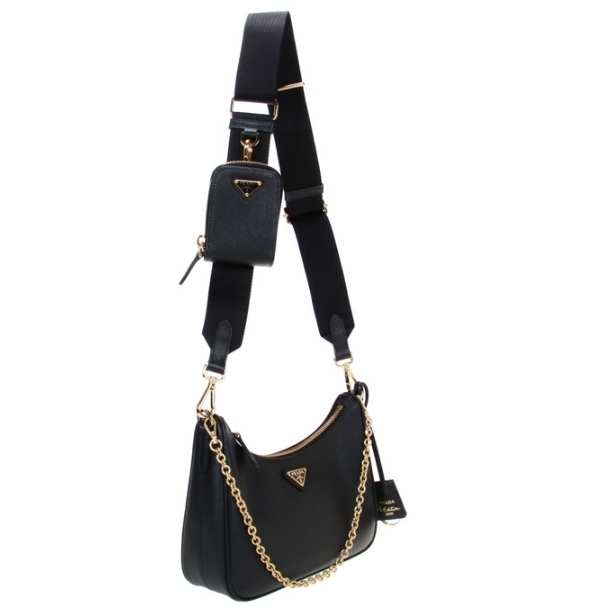 送料関税込☆PRADA Re-Edition 2005 サフィアーノレザー バッグ