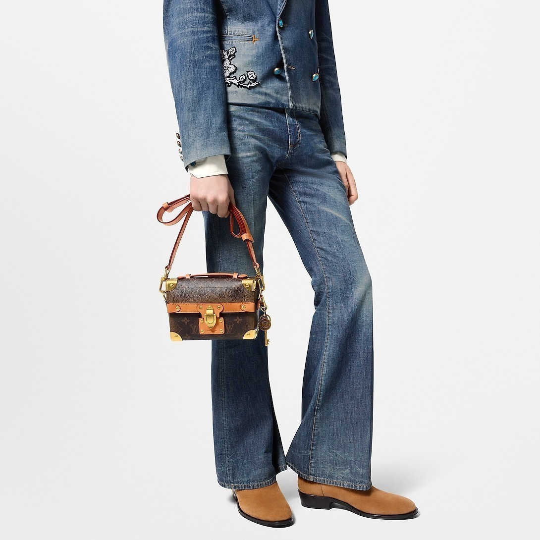 【上品スタイル♪】ルイヴィトン トランク ショルダーバッグ