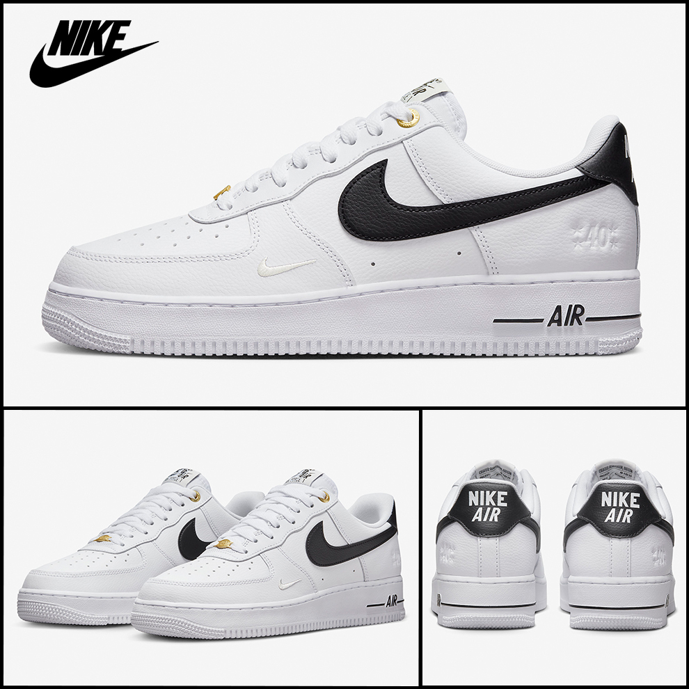 ★完売必至★★完売必至★NIKE ★ Air Force 1 '07 LV8 40th Anniversary ★ White/Black