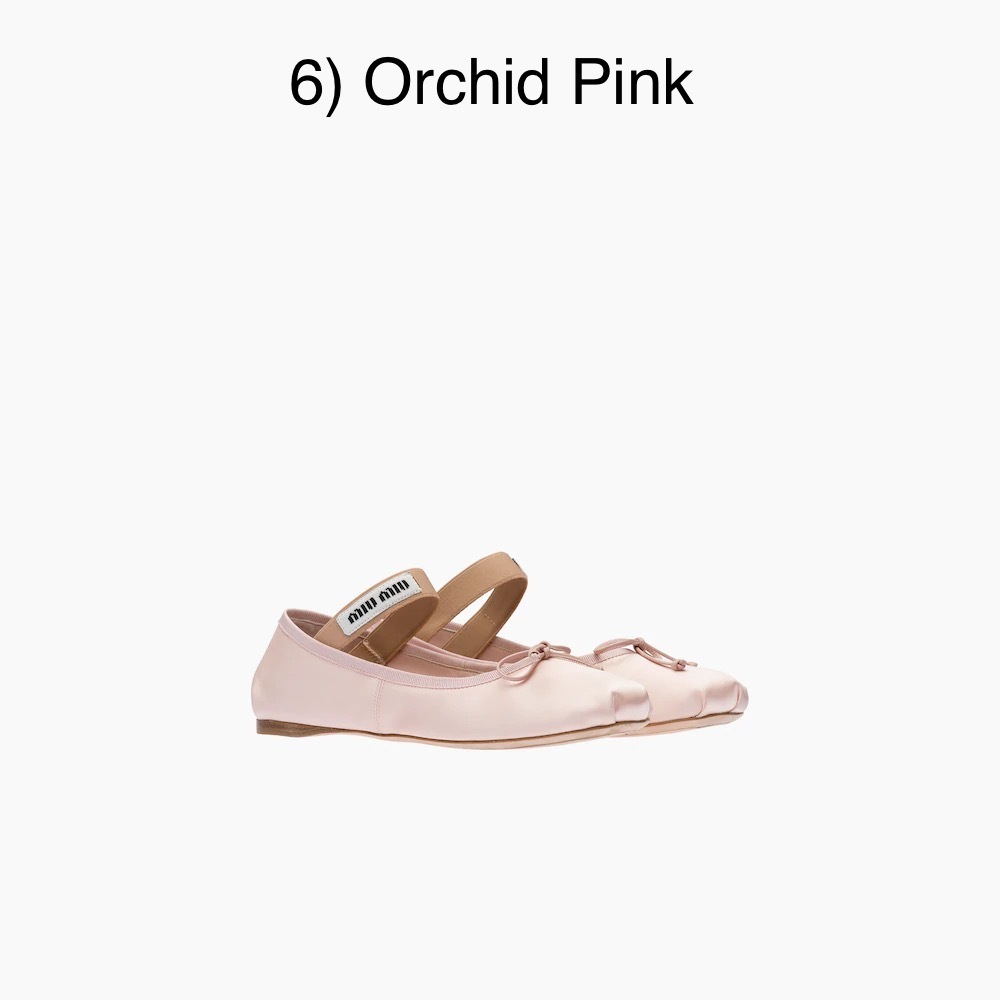 MiuMiu＊Satin ballerinas サテンバレエフラット＊送料込