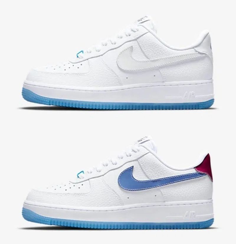 Nike WMNS AIR FORCE 1 ’07 LX UV　熱/日光でカラ―が変化