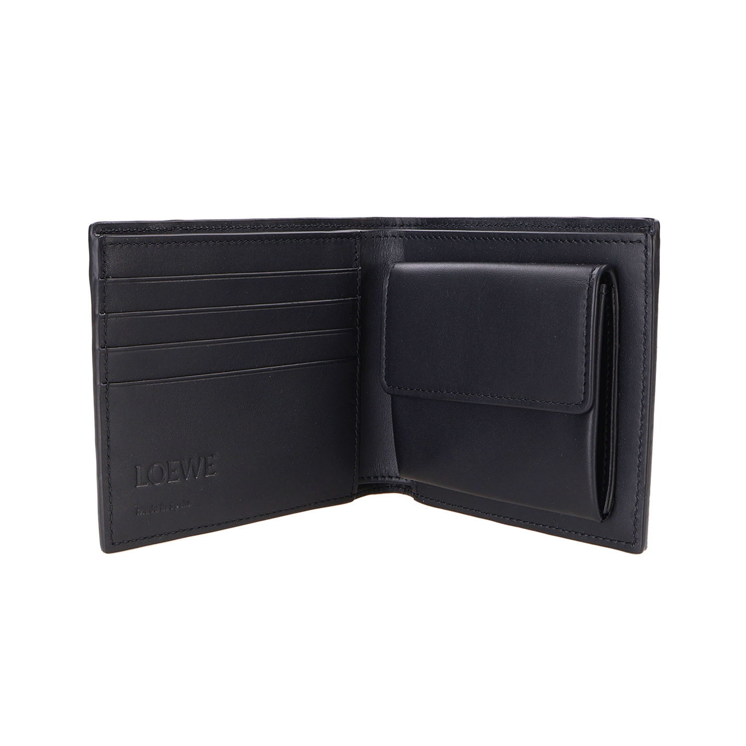 最短翌日お届け LOEWE 二つ折り財布 メンズ ウォレット 正規品