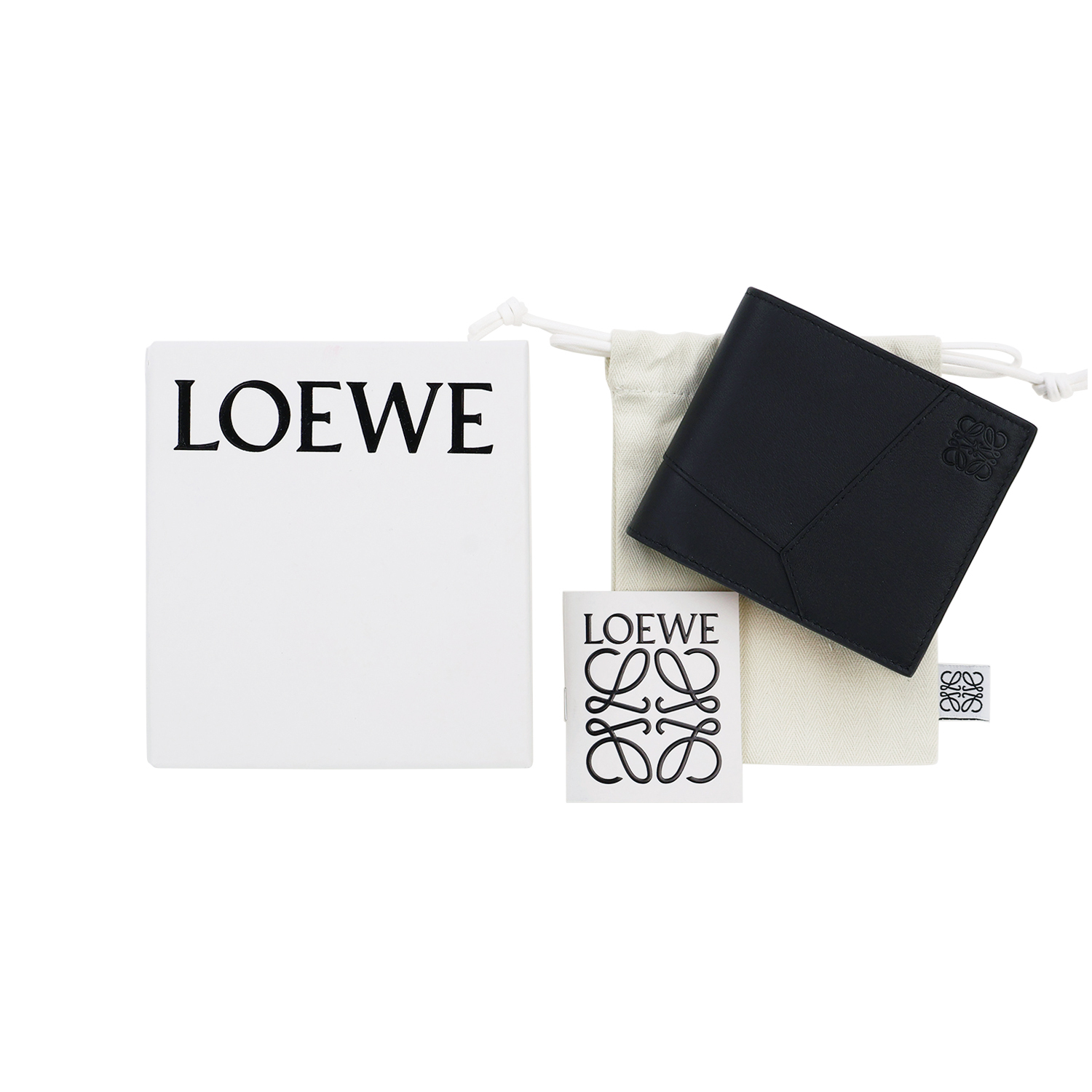 最短翌日お届け LOEWE 二つ折り財布 メンズ ウォレット 正規品