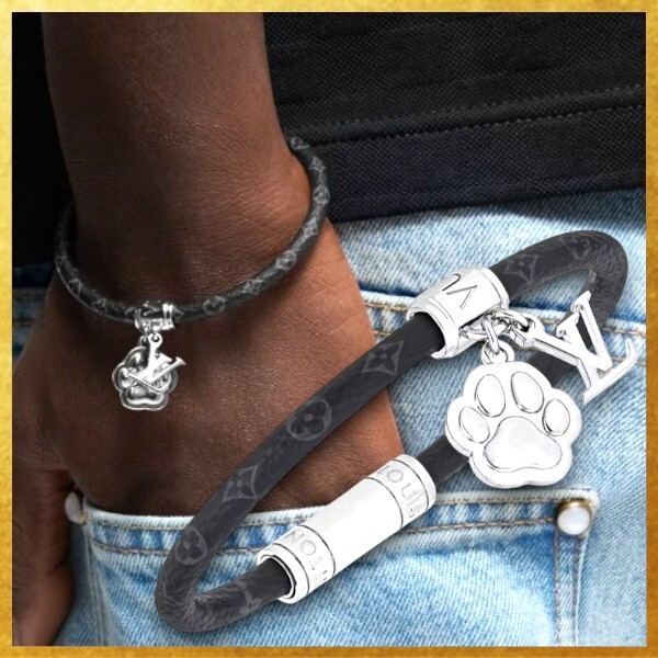 国内発送 人気 ギフトに Louis Vuitton ブレスレット・LV パウ