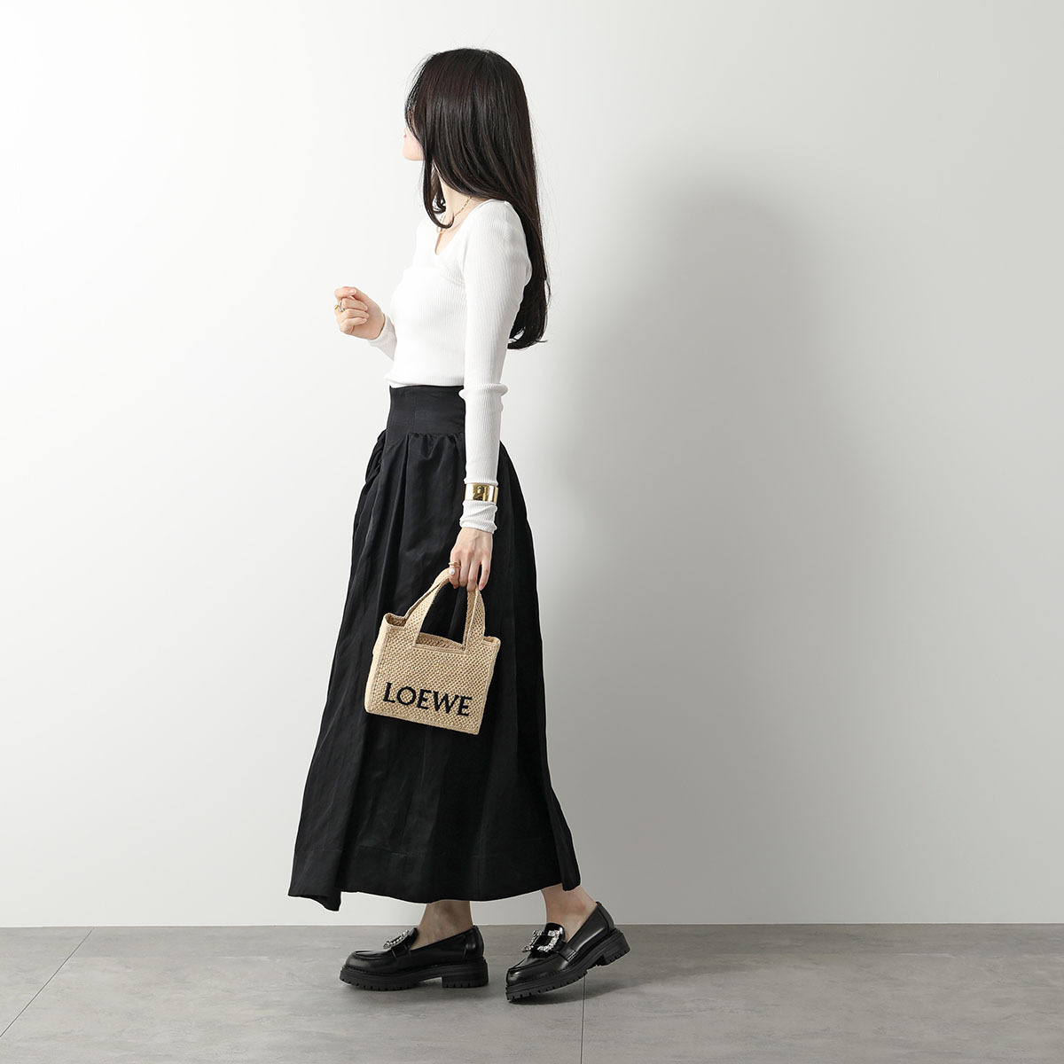 LOEWE かごバッグ FONT TOTE MINI ALF1V46X01