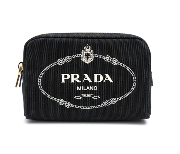 ☆送料関税込☆PRADA プラダ CANAPA ロゴ ポーチ☆超人気☆