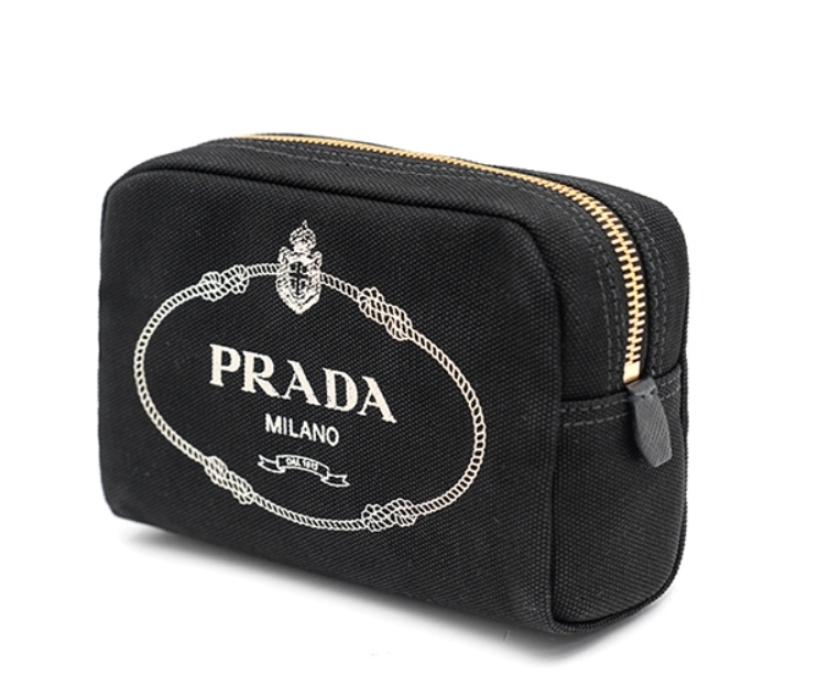 ☆送料関税込☆PRADA プラダ CANAPA ロゴ ポーチ☆超人気☆