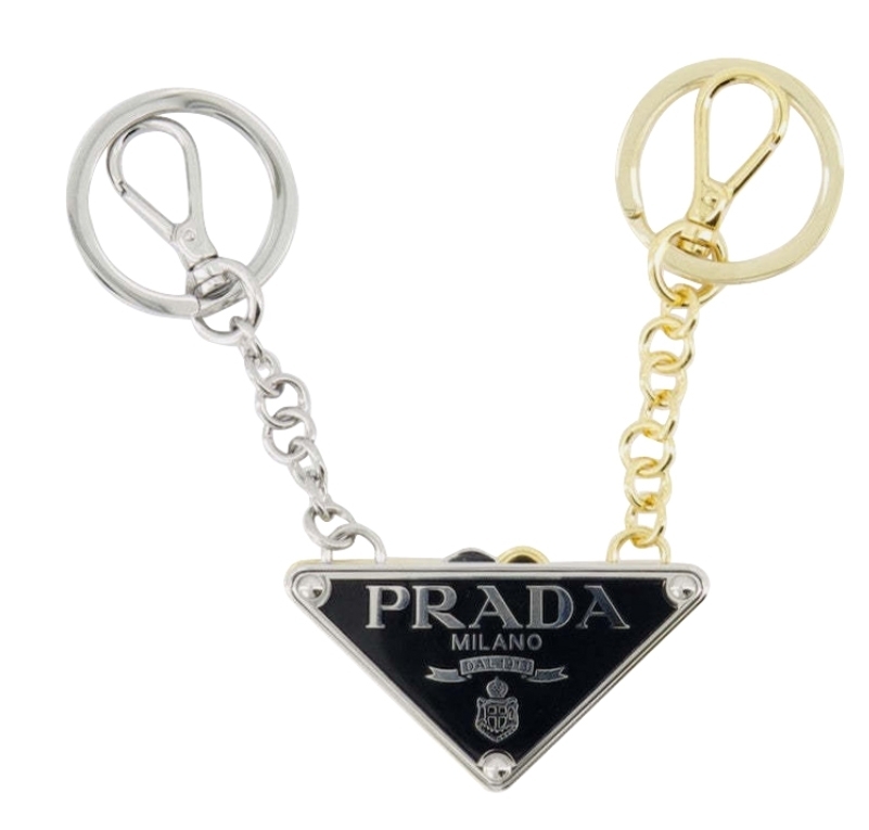 送料関税込☆PRADA ディバイジブル メタル キーリング 2点セット