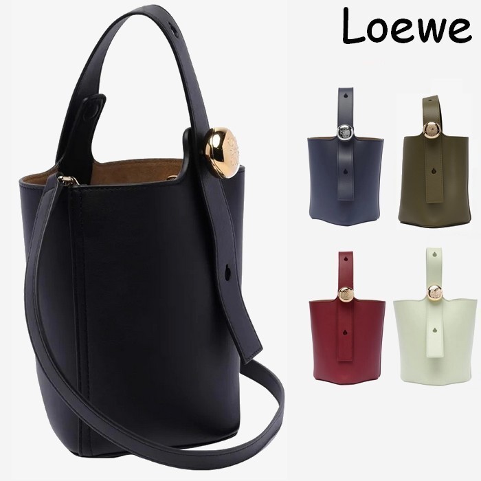 LOEWE ロエベ ペブル バケット ミニ メローカーフ バケツバッグ