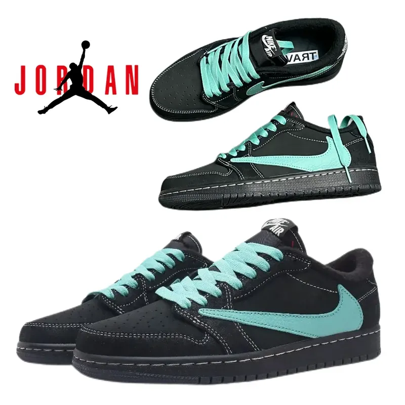 TRAVIS SCOTT（トラヴィス・スコット）X AIR JORDAN 1 LOW “BLACK PHANTOM”を“TIFFANY & CO.
