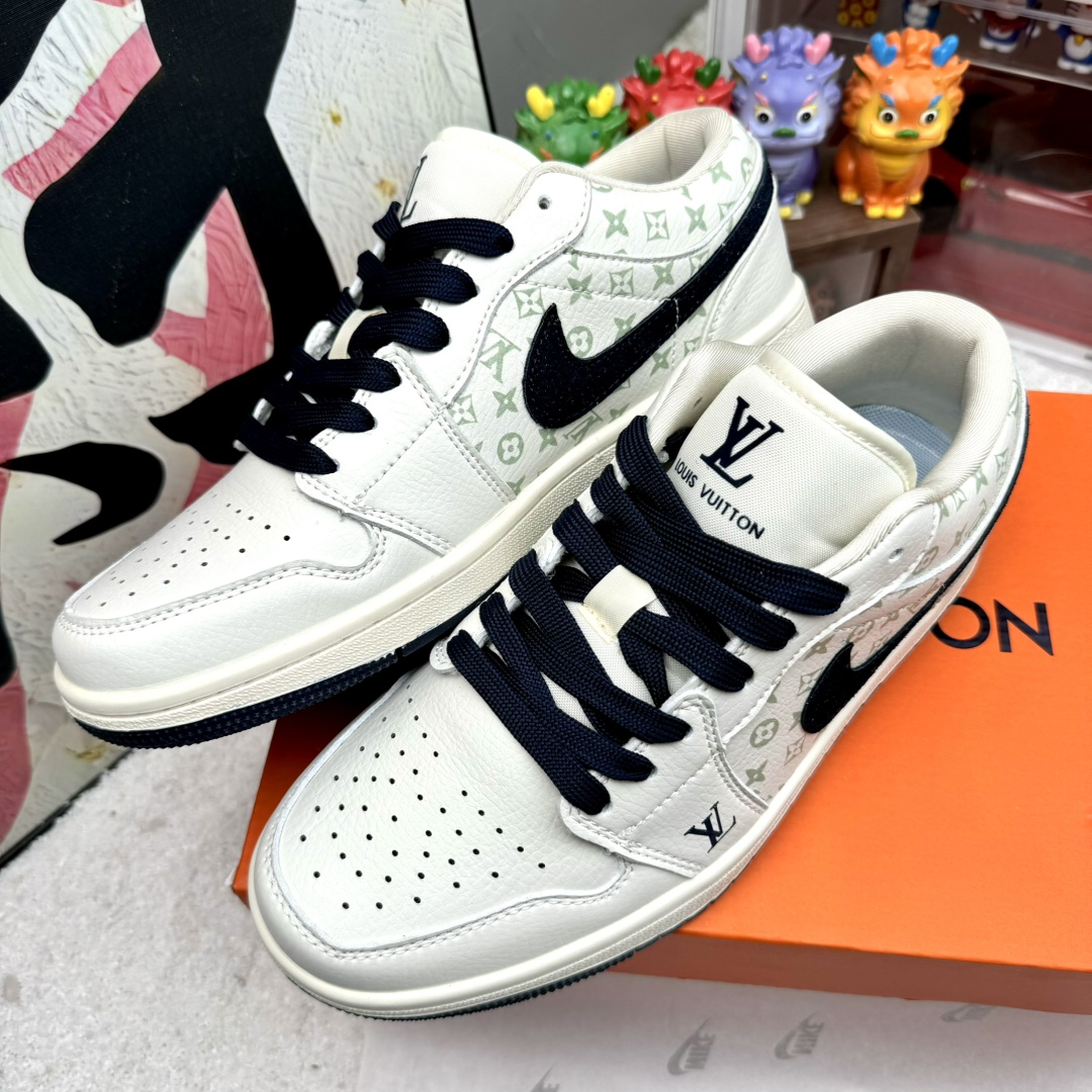 Louis Vuitton x Travis Scott x Nike Air Jordan 1 Low OG SP LV Monogram AJ1