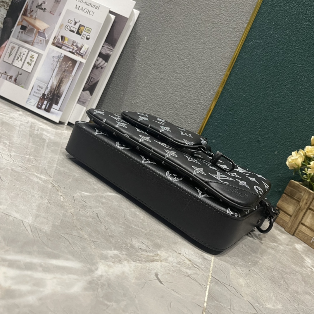 Louis Vuitton ショルダーバッグ ブラック ★大人気定番商品★ 3点セット お得