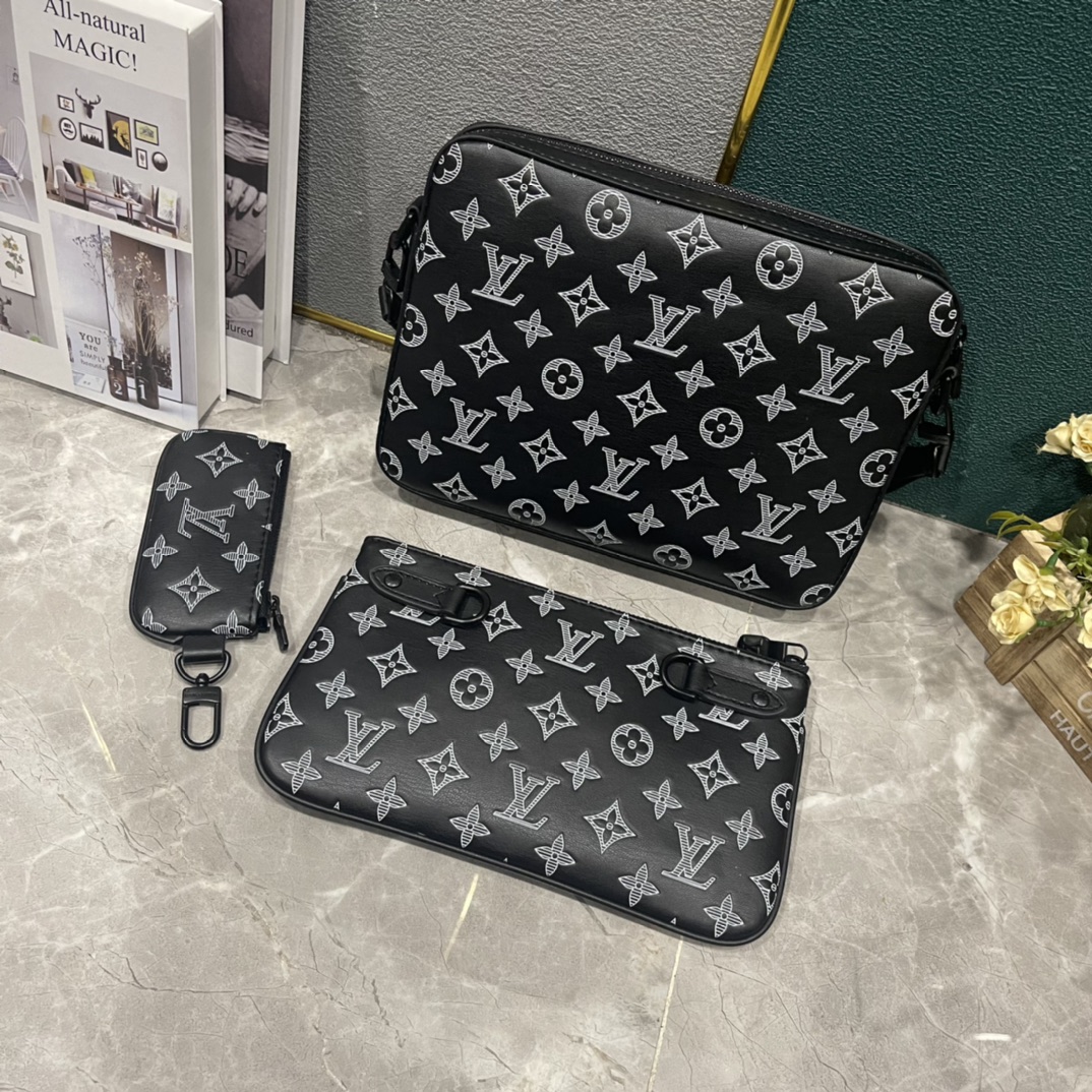 Louis Vuitton ショルダーバッグ ブラック ★大人気定番商品★ 3点セット お得