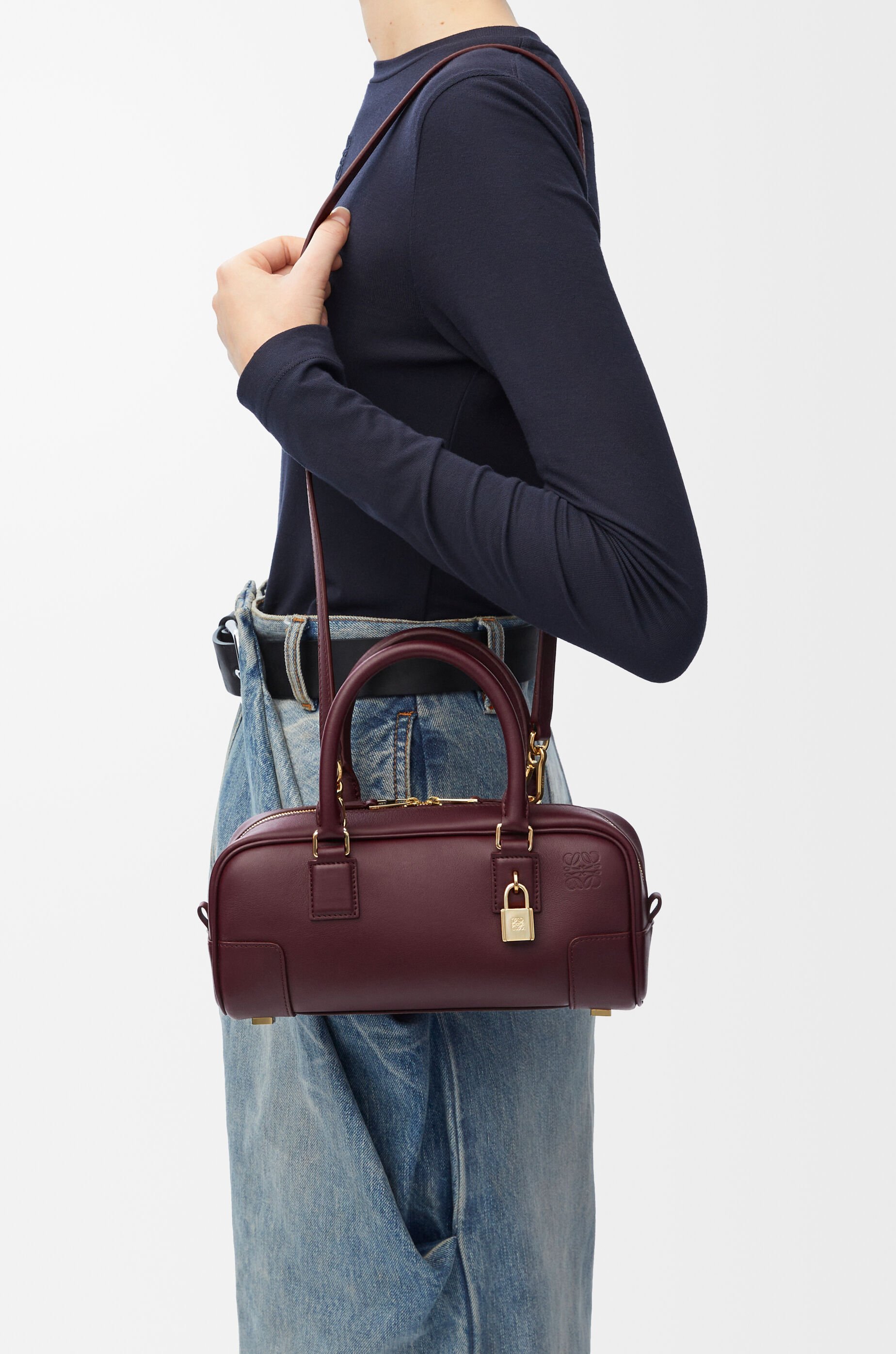 アマソナ23 クロップド バッグ（ナパカーフ）