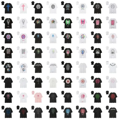 【2026新登場】クロムハーツChrome Hearts プリント刺繍Tシャツ特集 夏服 人気 男女兼用　綿100%