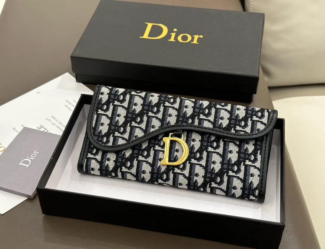 【オシャレかっこいい！】Dior★バーティカル 2つ折りウォレット