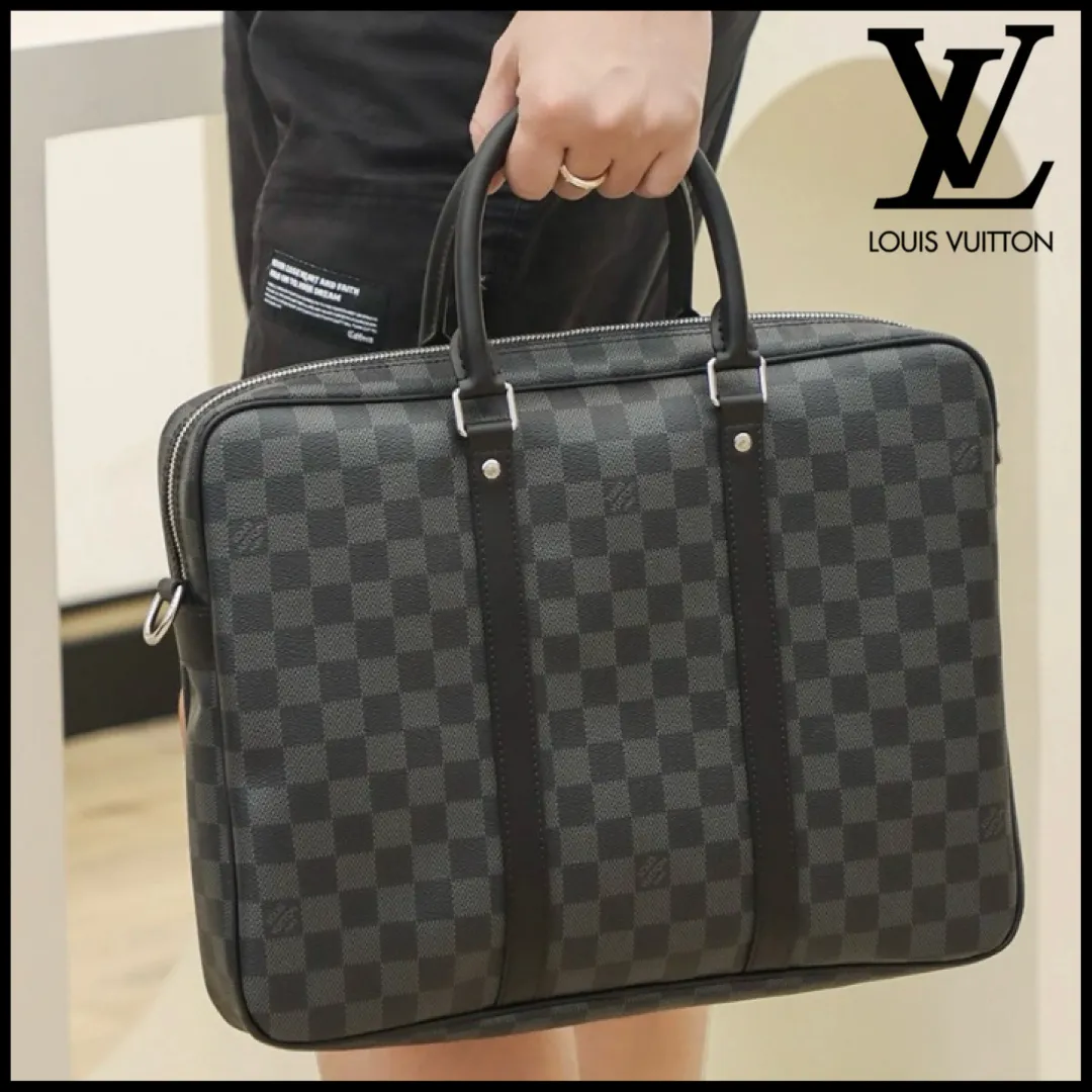 【気品溢れる】Louis Vuitton ダミエビジネスバッグ N40445