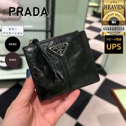 【PRADA】折り畳み財布◆2ML049_2CX7