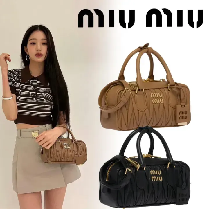 関税込み【MIIU MIU】マトラセバッグ ハンドバッグ ２Way使用