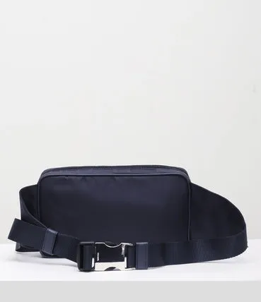 関税負担なし☆PRADA プラダ ファブリックとレザー ベルトバッグ