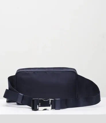 関税負担なし☆PRADA プラダ ファブリックとレザー ベルトバッグ