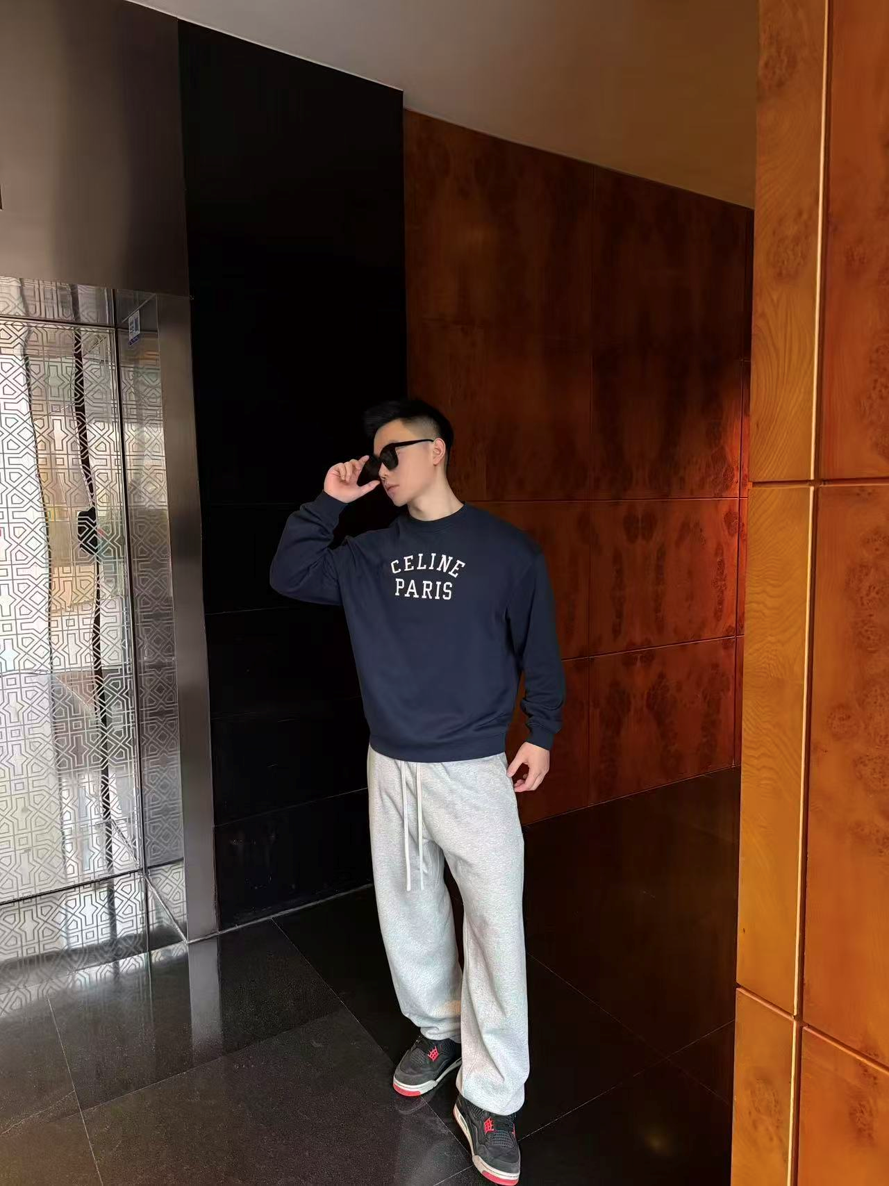 26SS CELINE カシミア クルーネック スウェット