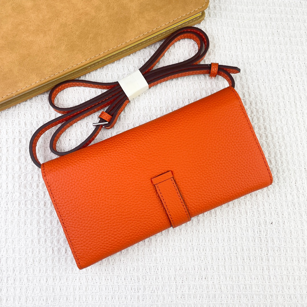 Hermes・レザー コンチネンタルウォレット 財布 折財布