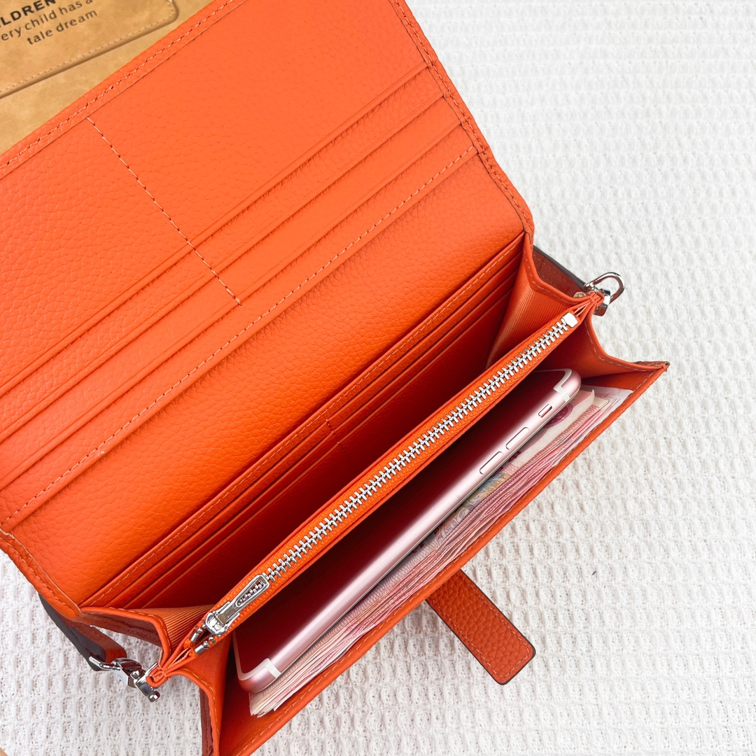 Hermes・レザー コンチネンタルウォレット 財布 折財布