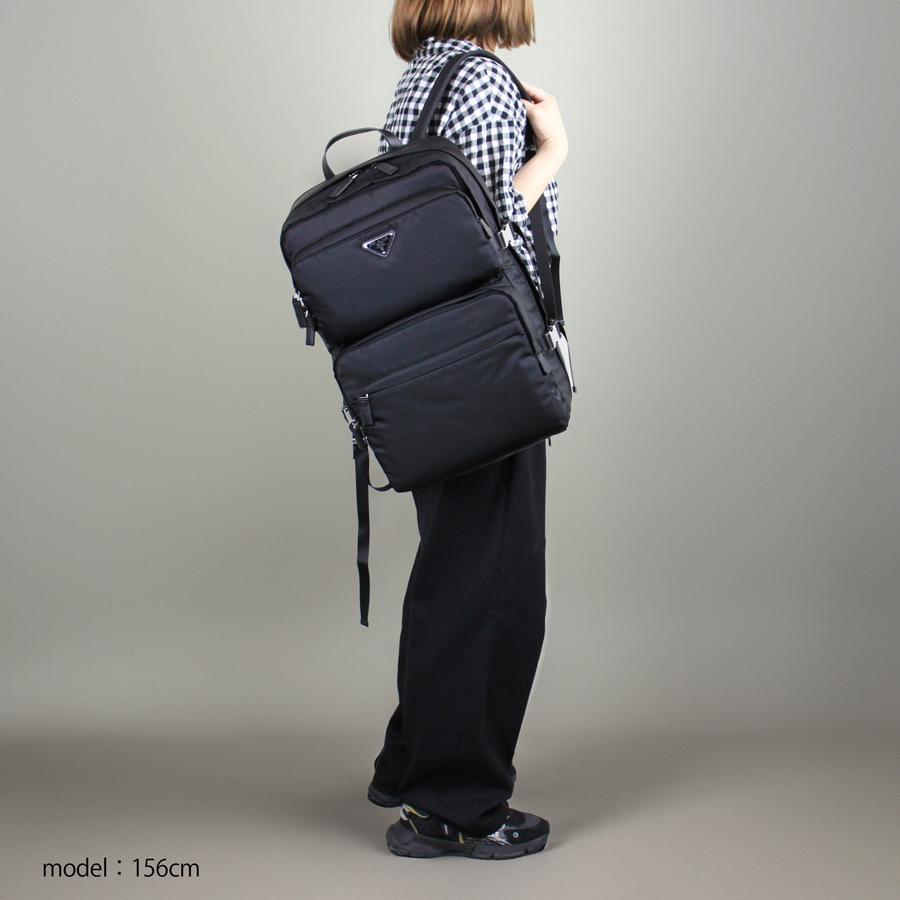 プラダ PRADA (2VZ101 2DMG)Re-Nylon サフィアーノ バックパック