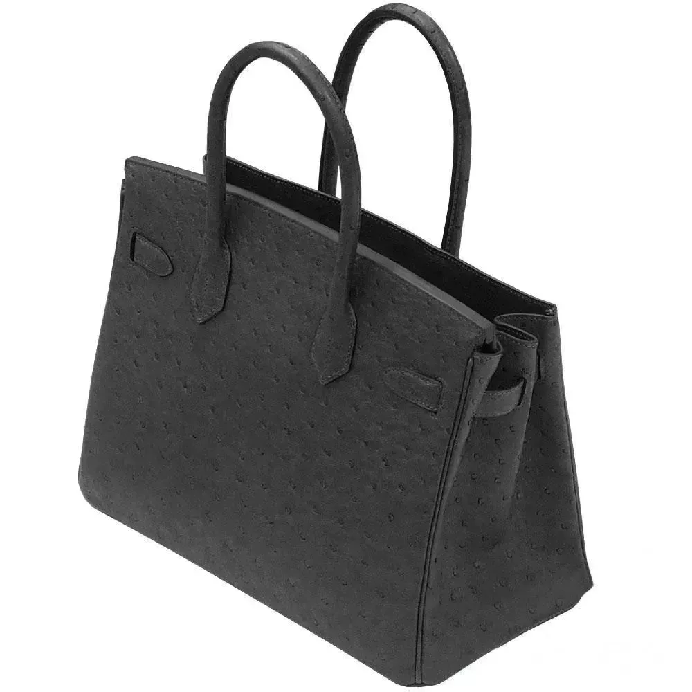 【HERMES】エルメス バーキン 30cm オーストリッチ ゴールド金具