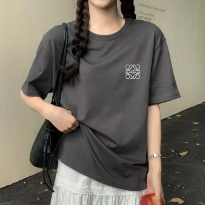 LOEWE『S-3XL』夏必須 型崩れ防止 肌触り最高 リゾートテイスト 大人カジュアル Tシャツ