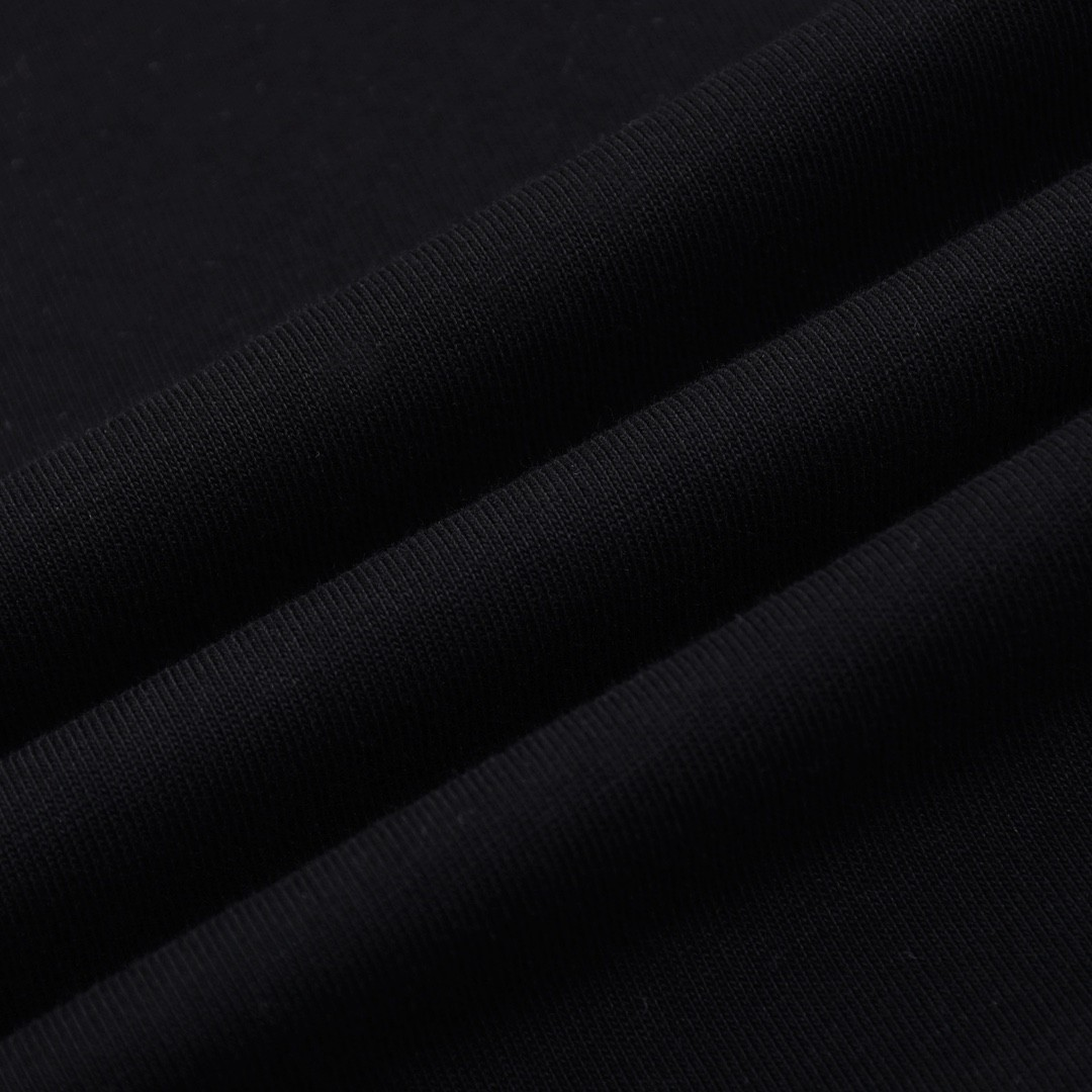 LOUIS VUITTON V字モチーフ＆ミッキーマウスプリント 半袖Tシャツ ブラック