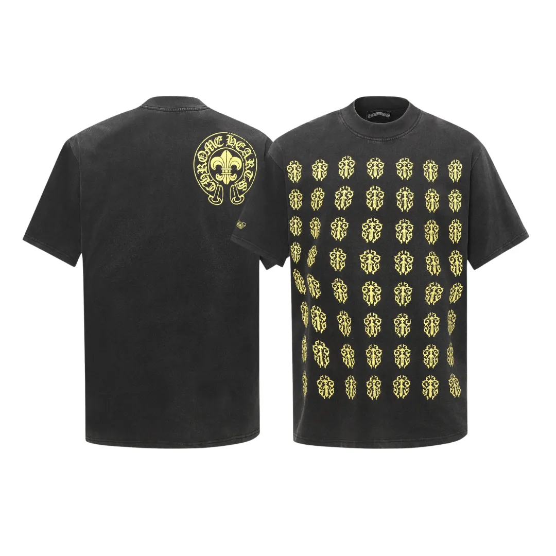 Chrome Heart クロムハーツ Tシャツ 黒 綿100% zH0127