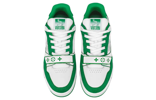 LOUIS VUITTONLV Trainers 'White Green'