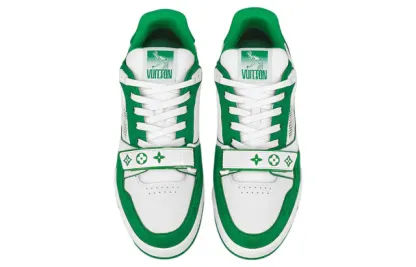 LOUIS VUITTONLV Trainers 'White Green'