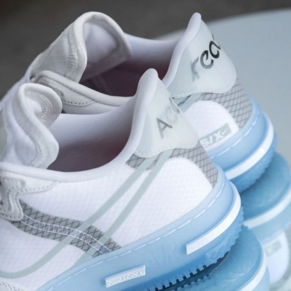 NIKE AIR FORCE 1 REACT QS 'WHITE ICE' ナイキ エア フォース ワン リアクト クイックストライク "ホワイトアイス" メンズ レディース スニーカー【限定完売モデル】